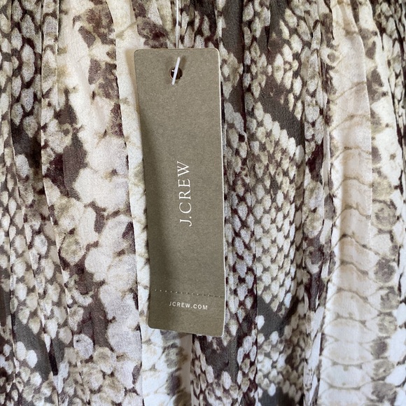 J Crew Collection Silk Snakeskin Print Maxi Skirt-Tags On! - Picture 5 of 9